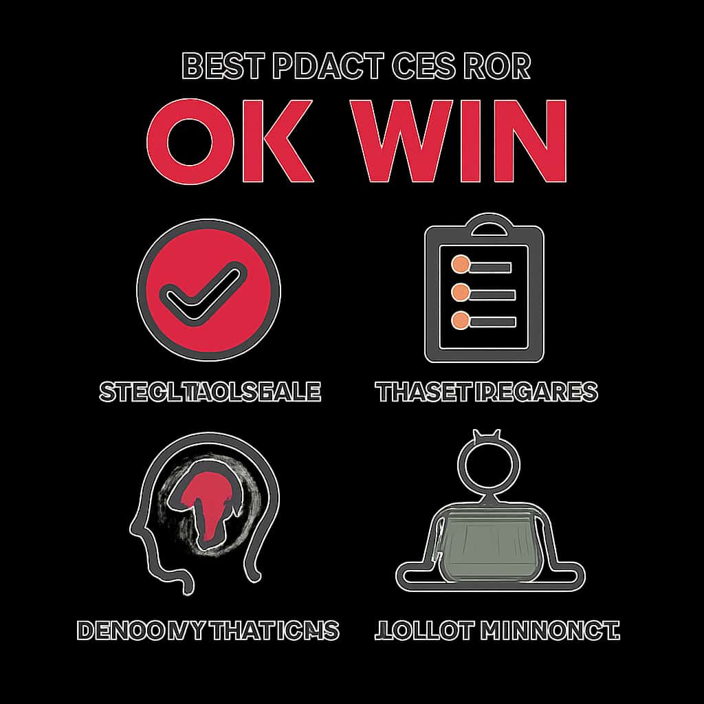 An educational diagram illustrating best practices for OK Win.