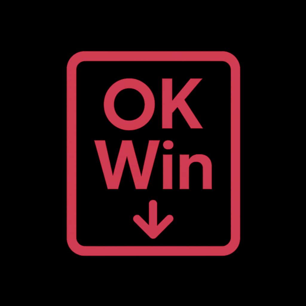 An icon representing the guide for fixing login issues on OK Win.