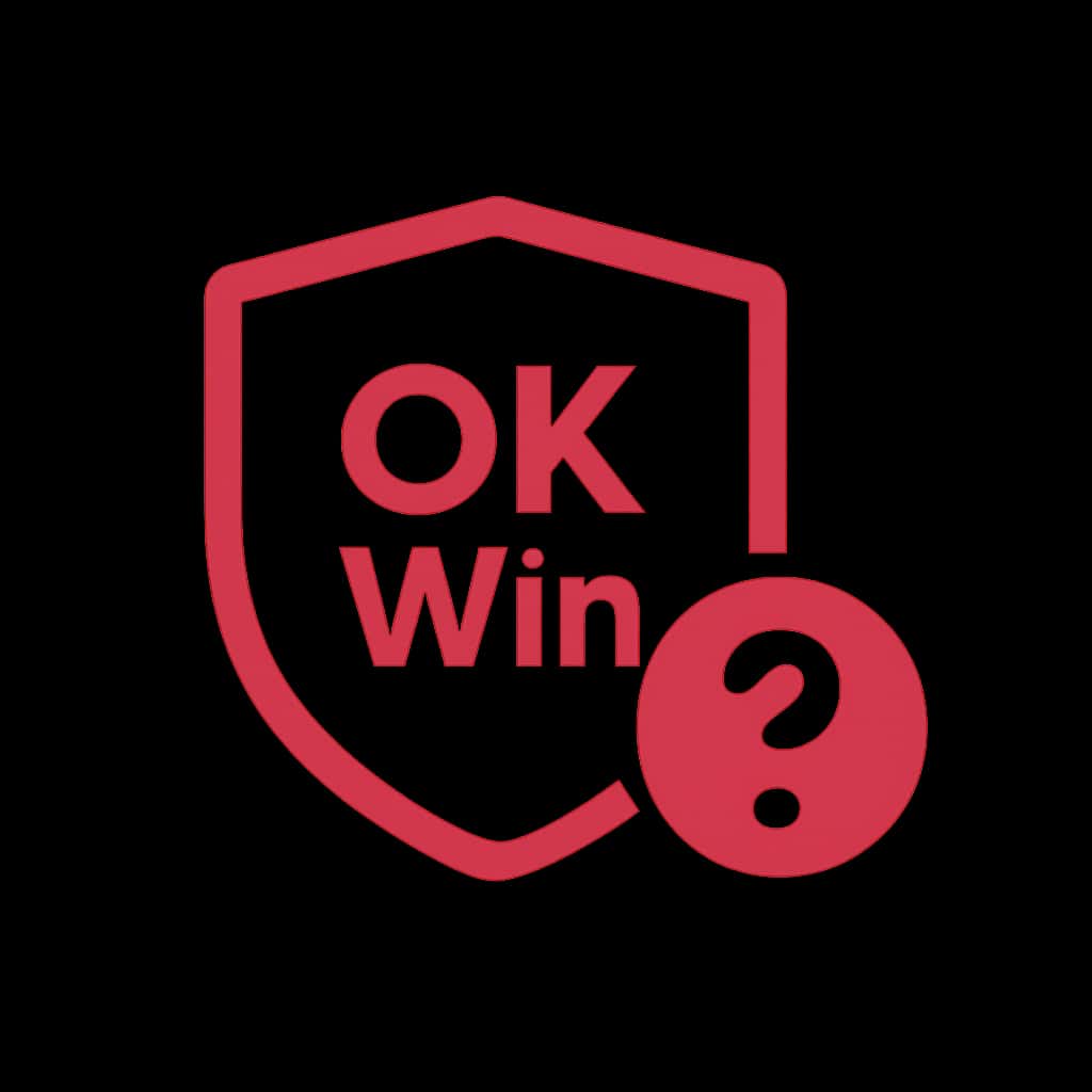 Icon symbolizing the security features of OK Win.