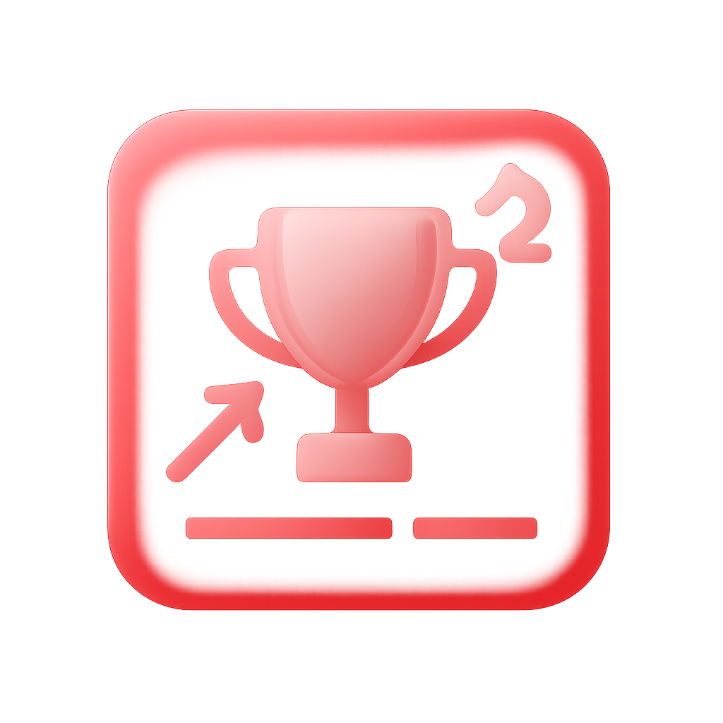 A simple badge representing OK Win with clear emphasis on the brand.