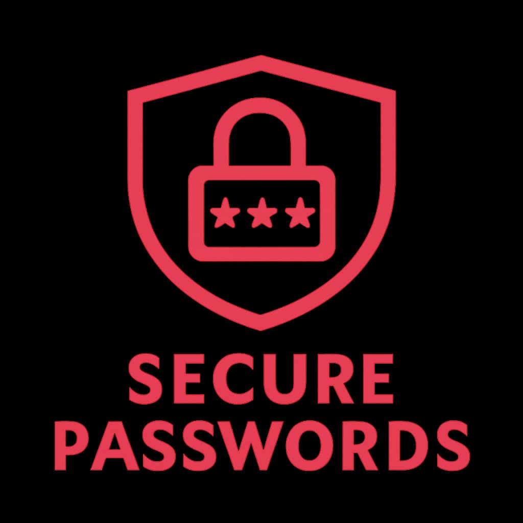 An icon symbolizing secure password management for OK Win accounts.